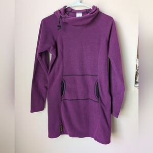 Women's Purple Hooded Sweater